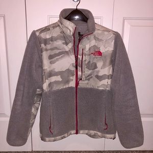 North Face Camo Fleece Jacket